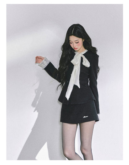 少也眼 “Nouveau Heiress” Two-Piece Jacket & Skirt Set 435434