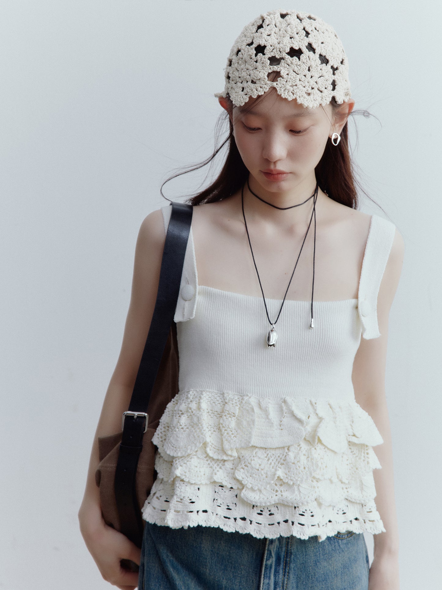 FUSSED Dream Fragments Asymmetric Geometric Earrings FOFAC-25AW014