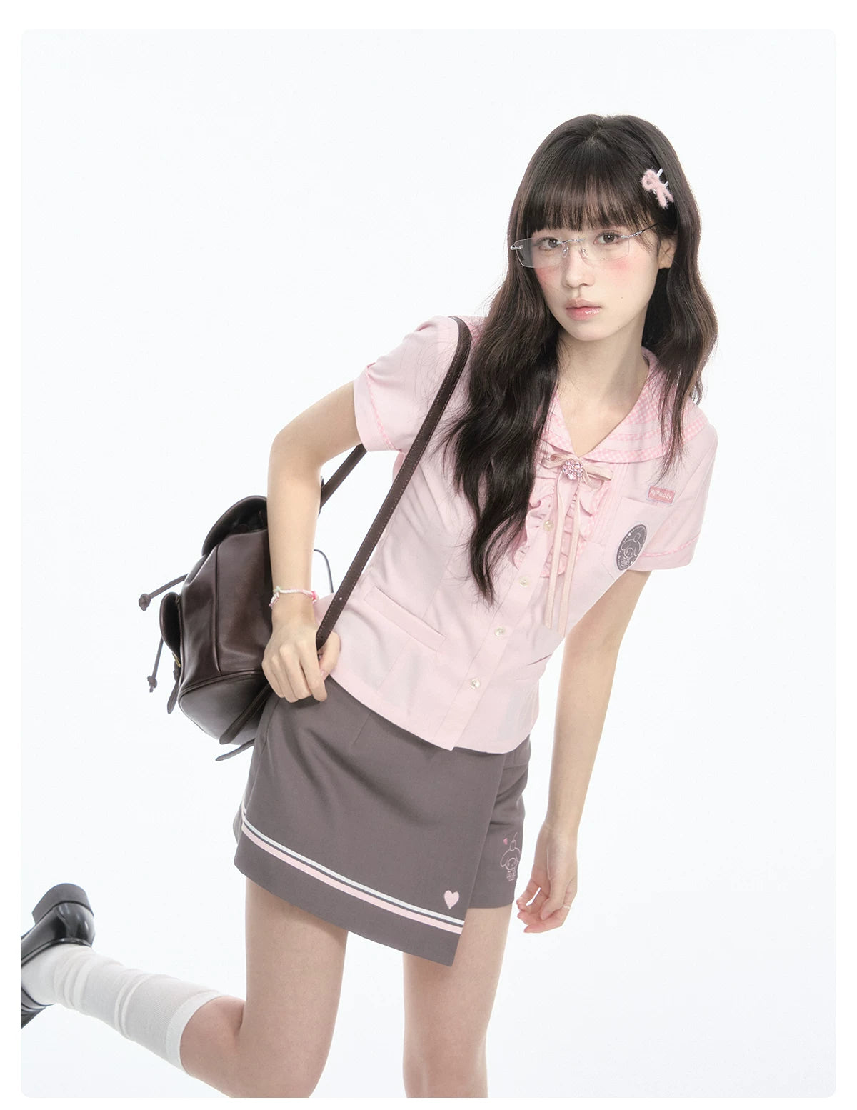 "Macaron Melody" Sailor Collar Set