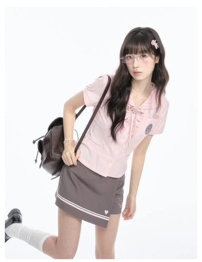 "Macaron Melody" Sailor Collar Set