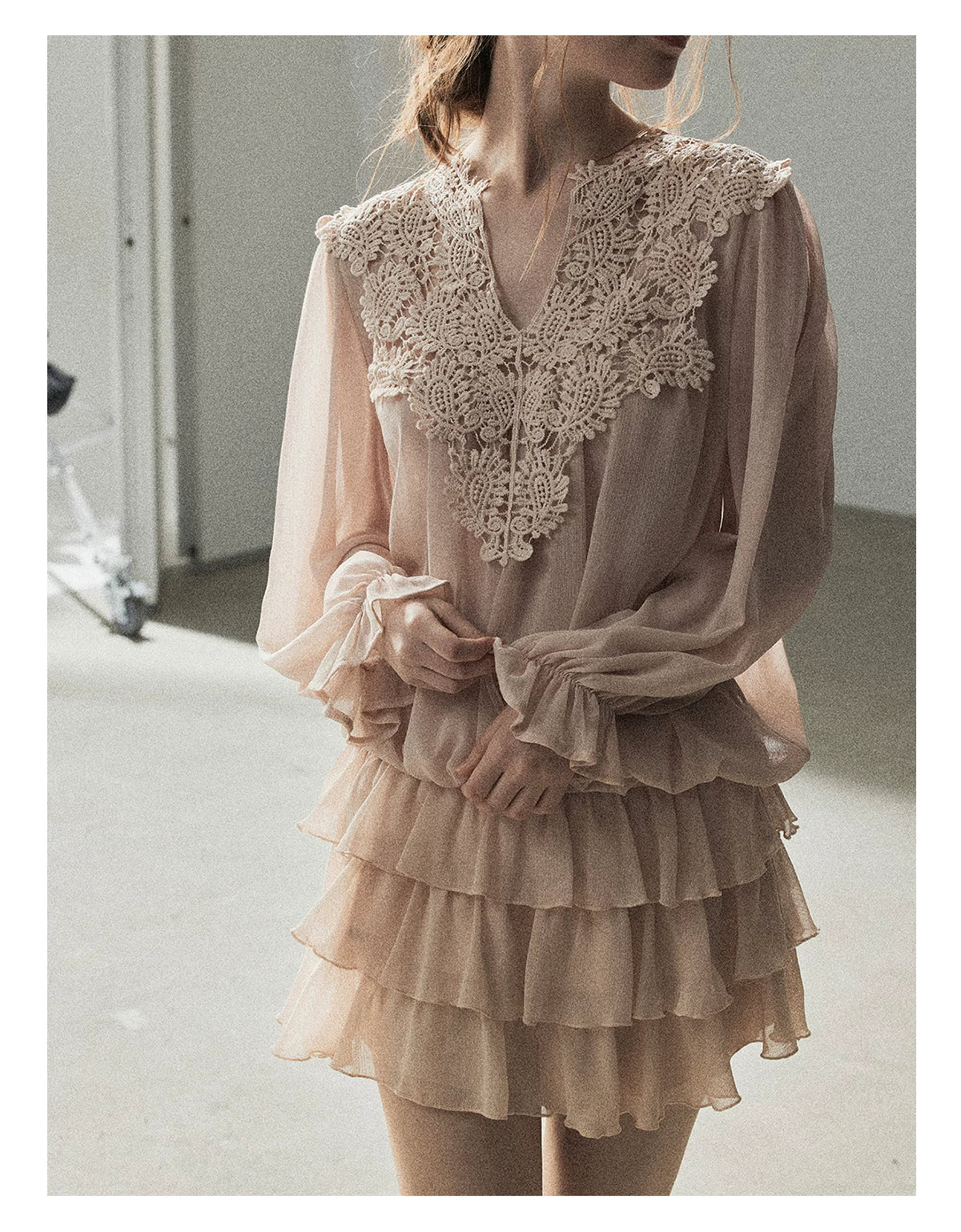 "Flowers on the Breeze" Blush Pink Top & Mini Skirt Two-Piece Set