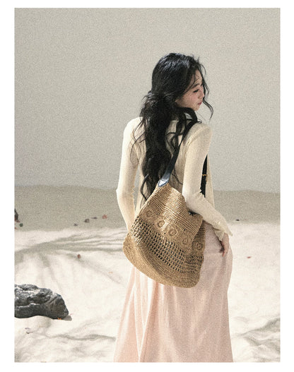 "Blushing Sunset Clouds" Ballet Pink Strapless Maxi Dress