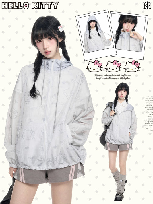 170726K  "Soft Breeze" Sun Protection Campus Set (Hooded Jacket / Polo Shirt / Shorts)
