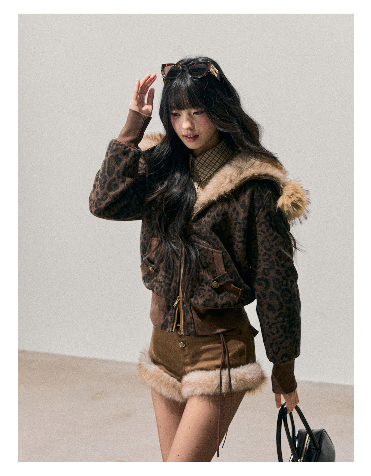少也眼 “Whispers of Fallen Leaves” Maillard Quilted Jacket 65416
