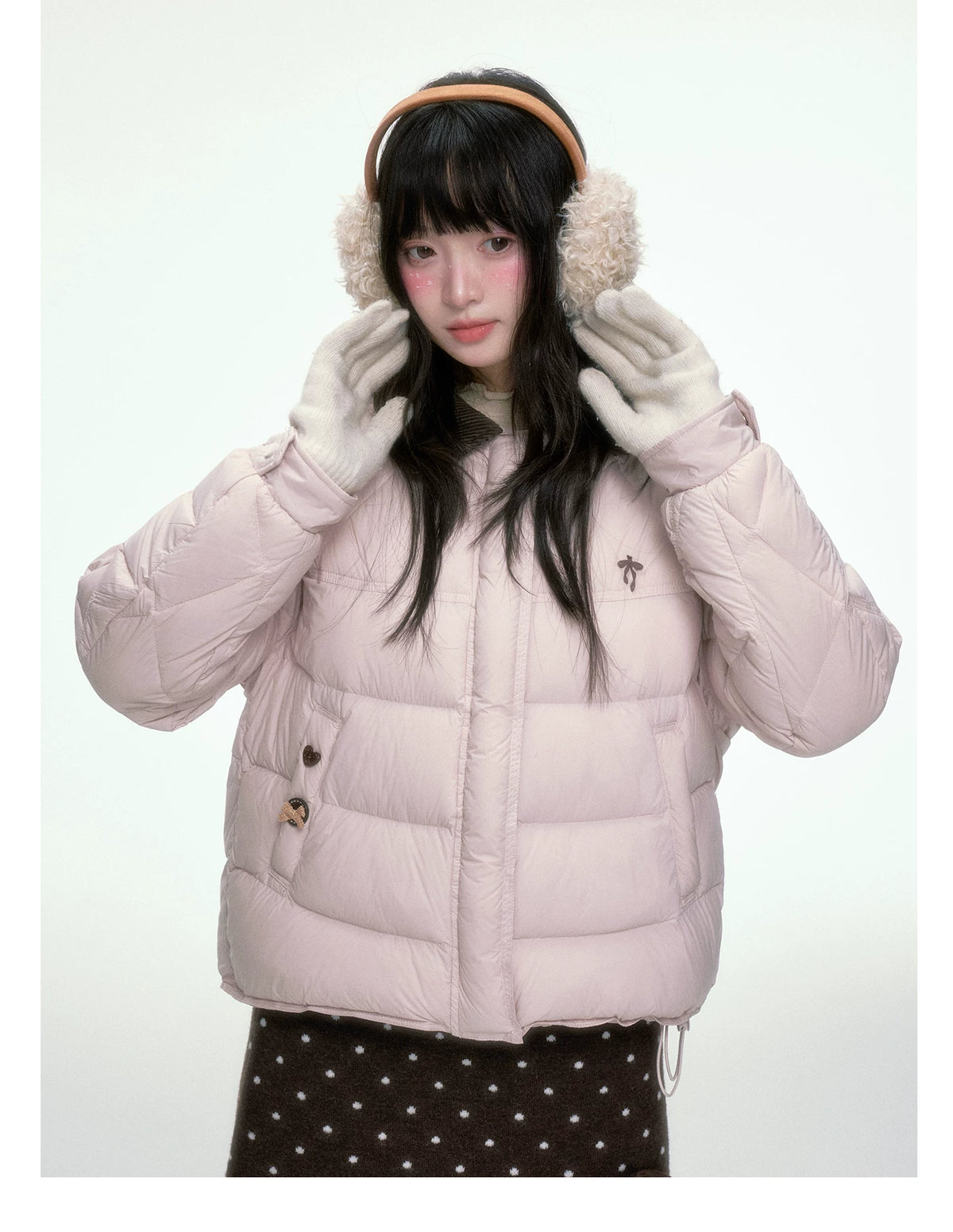 BIBIBENCY - Pink 90% Duck Down Puffer Jacket