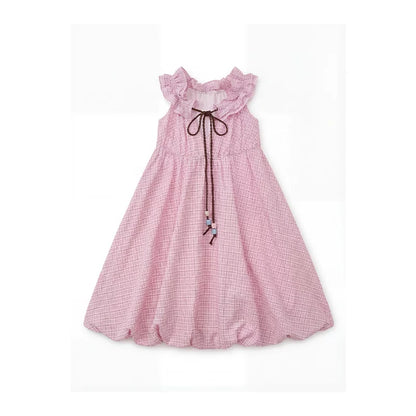 “Pink Mist Whispers” Lavender Crinkle Halter Top