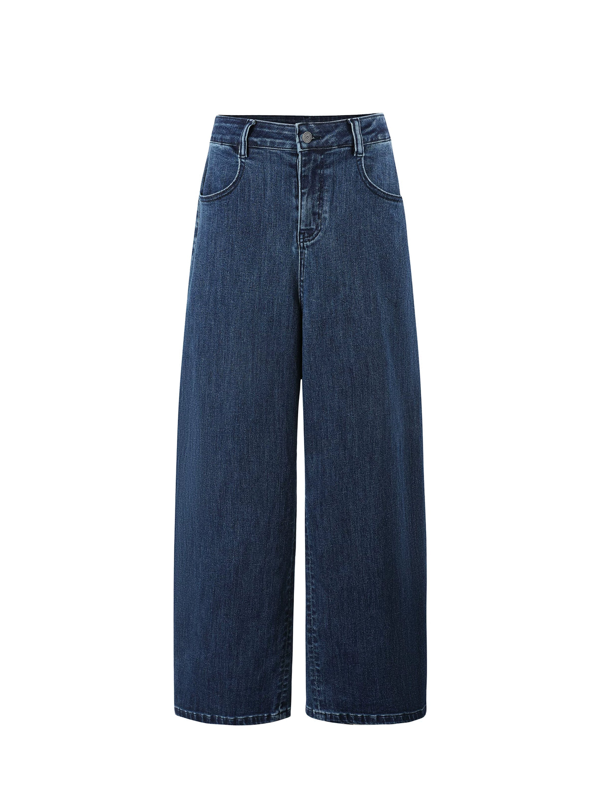 JN's DESIGN - Dark Blue Wide-Leg Vintage Jeans