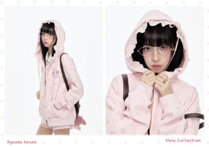 “Daisy Daydream” Pink Floral Oversized Hoodie