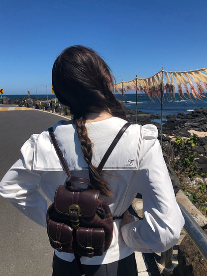 Zzouu - "A Japanese Girl" Sailor Collar White Shirt