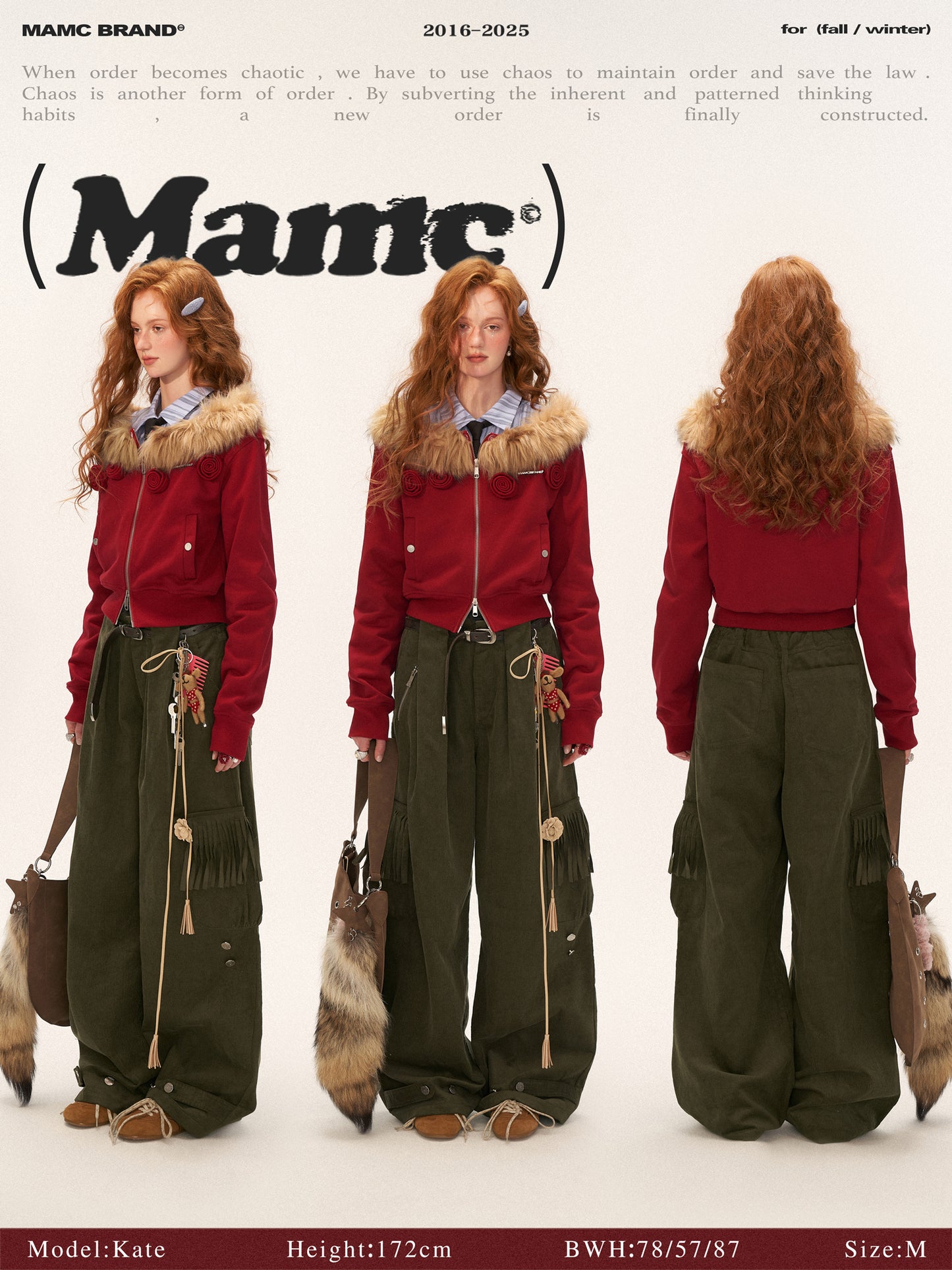 MAMC - Fringe Corduroy Cargo Pants (Army Green)