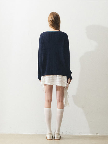 "自由的午后" Afternoon Ease Knit & Slip Dress Set