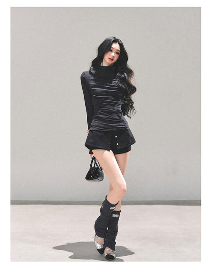 少也眼 "Silent Echo" Long-Sleeve Knit Top 14864531