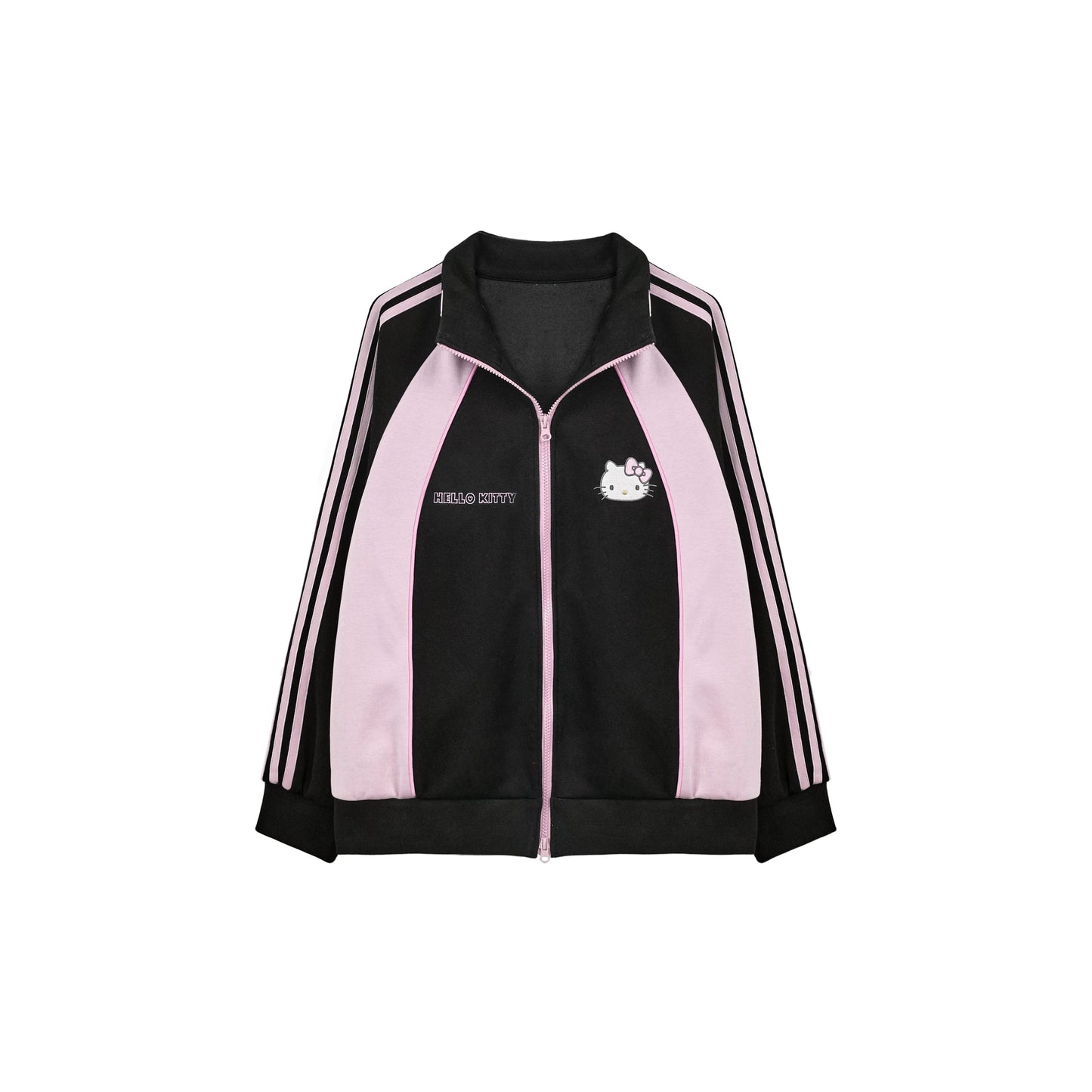 170726K "Pink Velocity" Black Athletic Collection (Track Jacket / Athletic Shorts / Bow Track Pants)