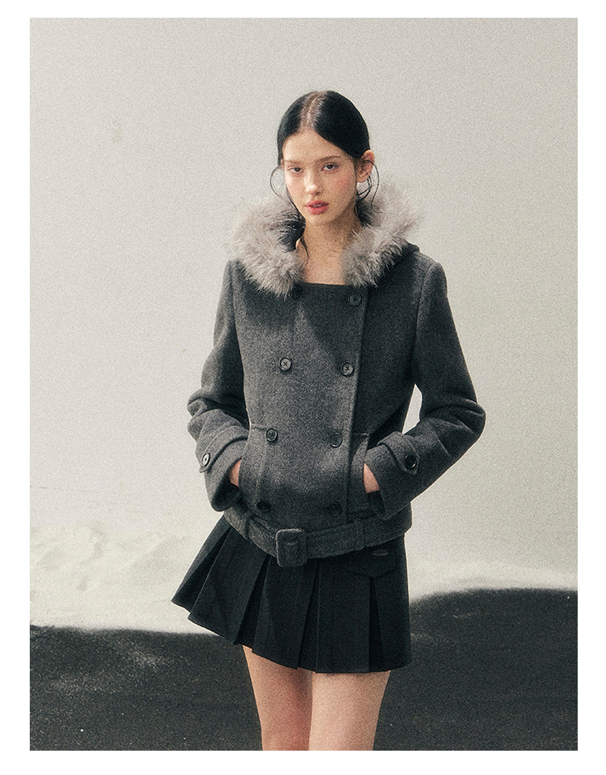 少也眼 "Afterglow of Fireworks" Hepburn-Style Winter Set