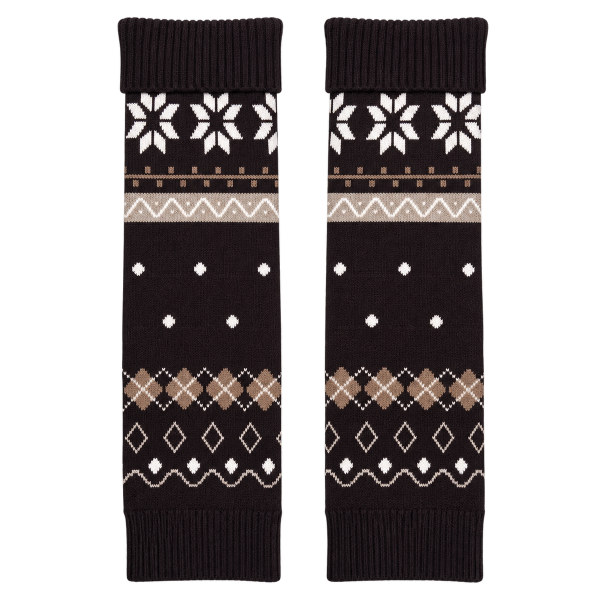 CANSTORE - [FREE GIFT] Frostflower Fair Isle Knit Leg Warmers
