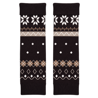 CANSTORE - [FREE GIFT] Frostflower Fair Isle Knit Leg Warmers