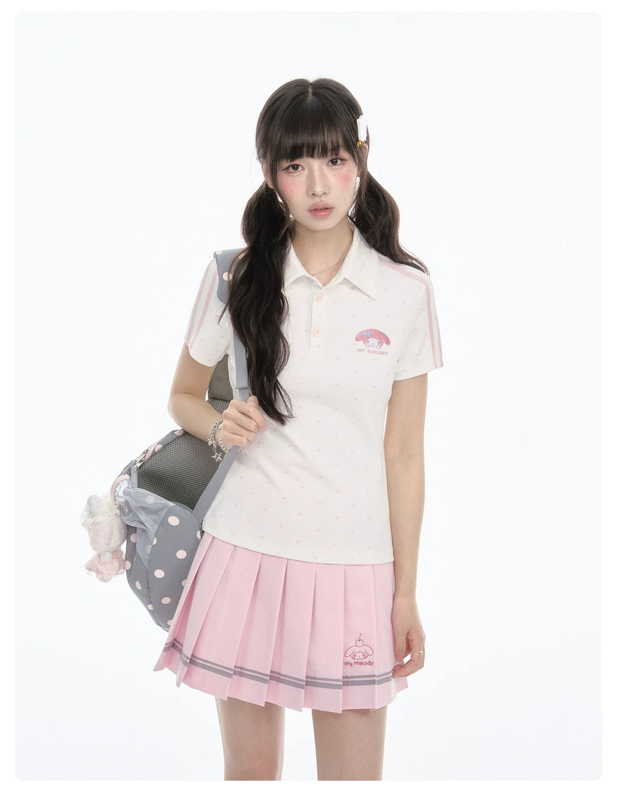 "Pink Ocean Dream" Summer Campus Collection (Shirt/ Shorts/ Skirt/ Jacket)
