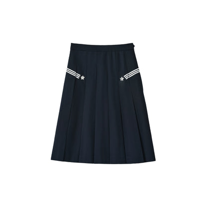 "Evening Star" Classic Sailor Uniform Collection (Sailor Blouse / Pleated Mini Skirt / Pleated Midi Skirt / Sailor Scarf)