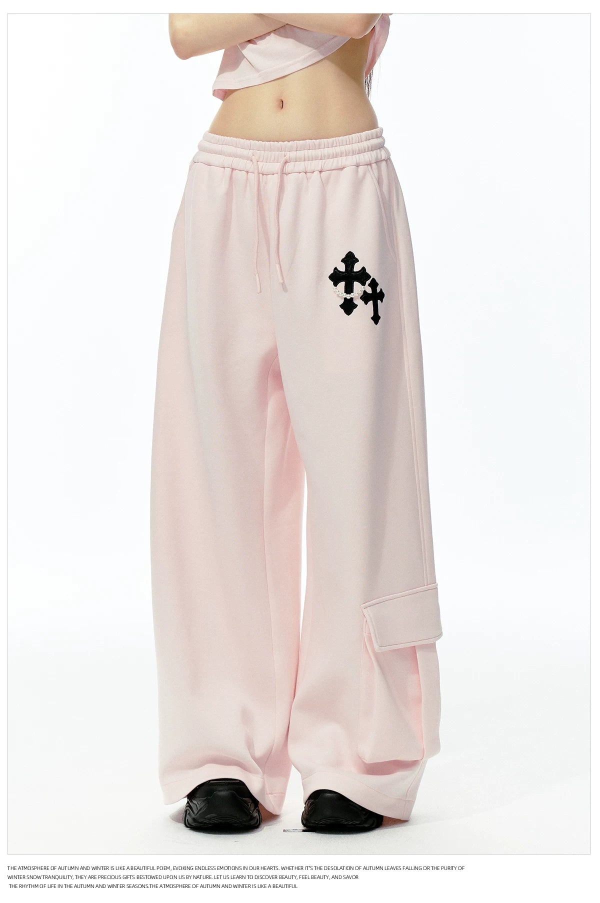 JN's DESIGN - Pink Layered Tank Top & Tulle-Overlay Sweatpants Set