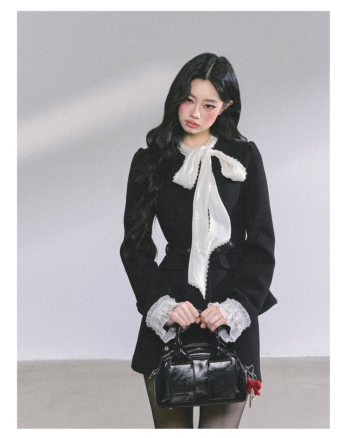 少也眼 “Nouveau Heiress” Two-Piece Jacket & Skirt Set 435434
