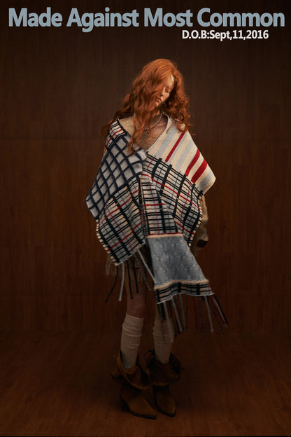 MAMC - Tassel Check Scarf