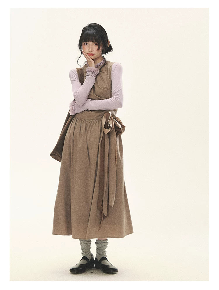 "Misty Ripples" Misty Lavender Lace Mock Neck Knit Top