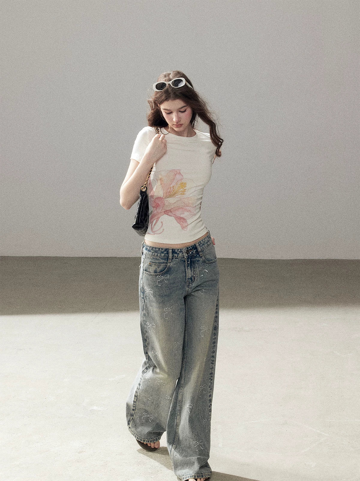 "When Secrets Bloom" Dutch Cream Fitted Baby Tee