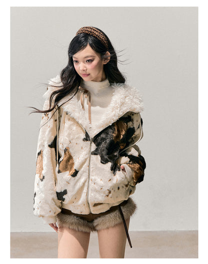 少也眼 “Before the Snow Falls” Faux Shearling Jacket 58436136