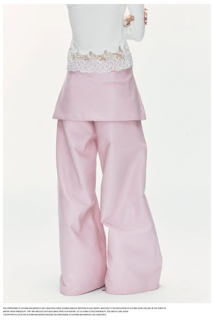 24olvides - Pink Faux Shearling Stand Collar Jacket