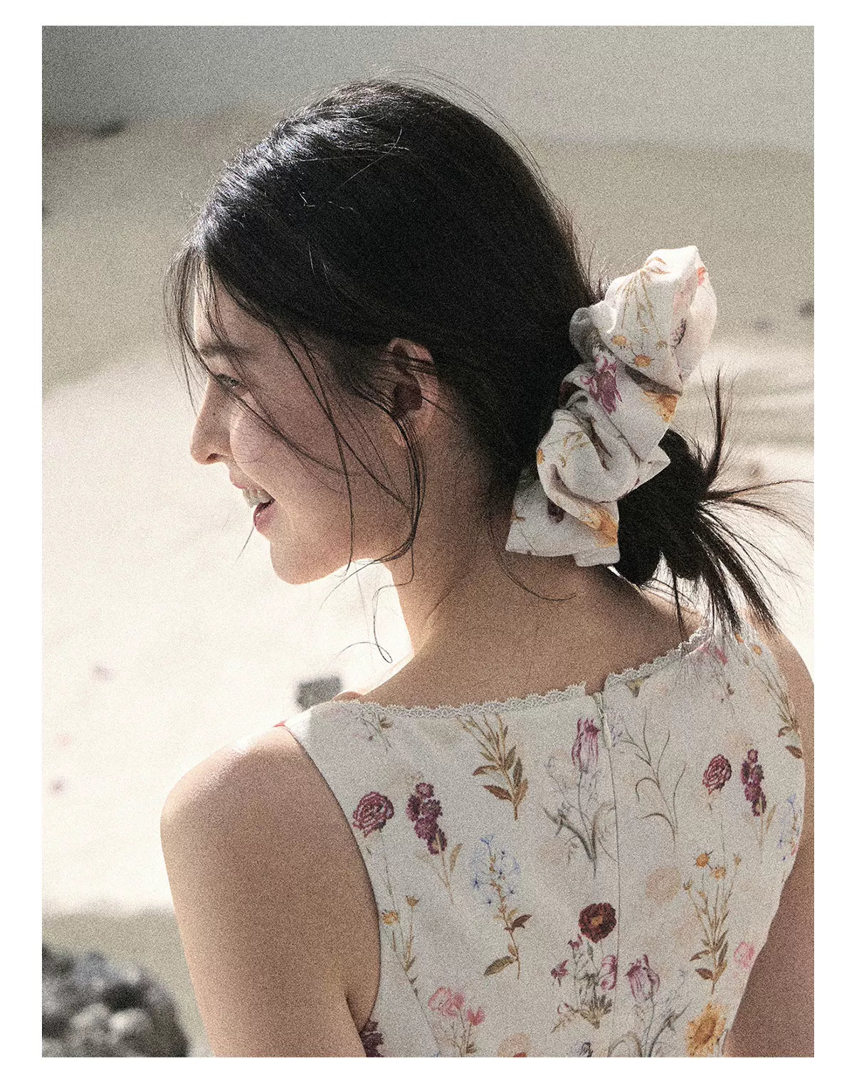 "Chamomile Summer" Dutch Cheese Floral Lace Pinafore Mini Dress 46345