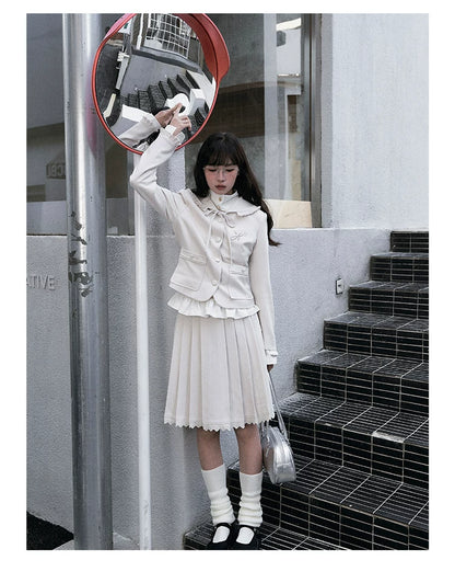 "Classic Belle" Sailor Blazer Collection (Blazer/ Pleated Skirt/ Hooded Blouse)