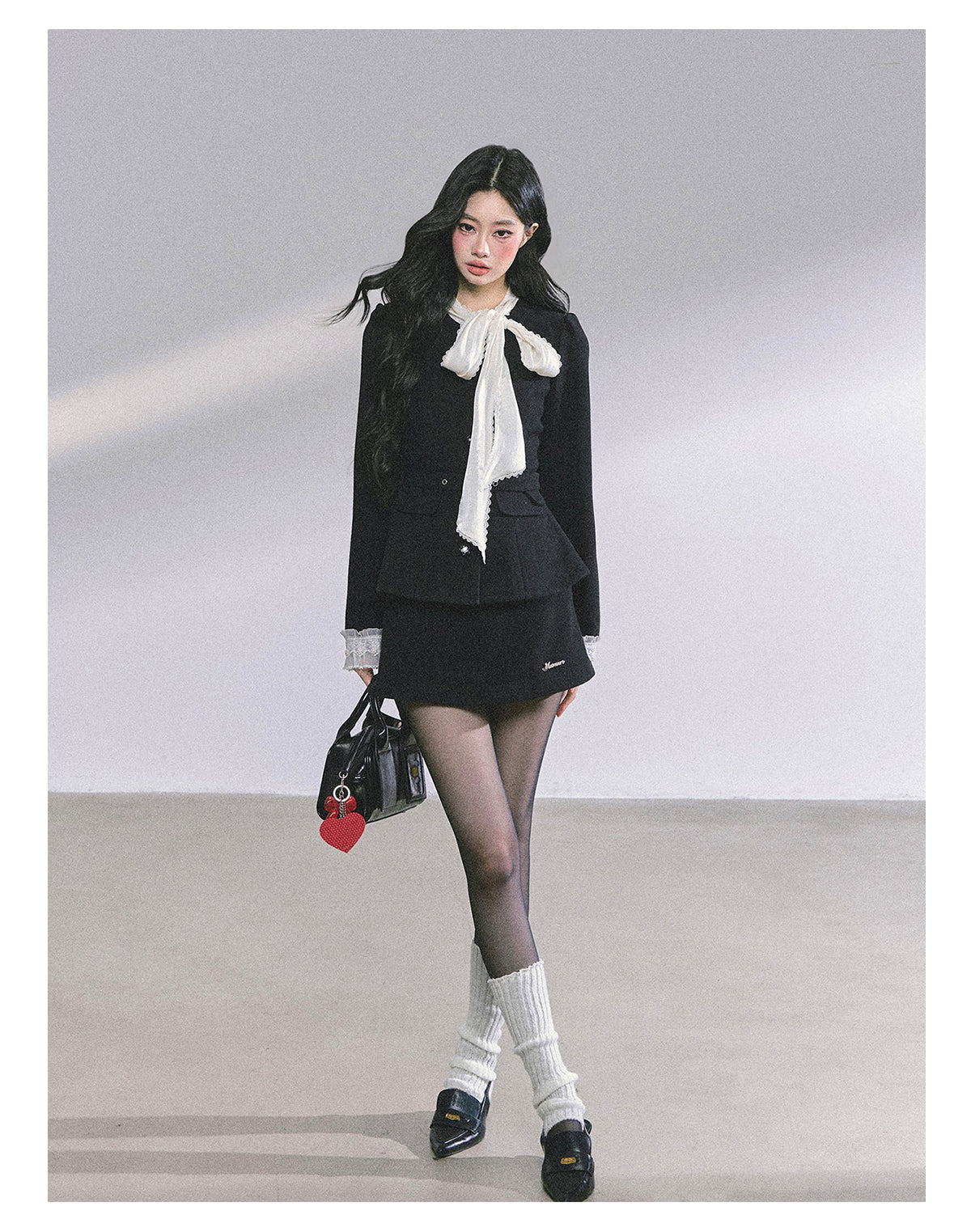 少也眼 “Nouveau Heiress” Two-Piece Jacket & Skirt Set 435434