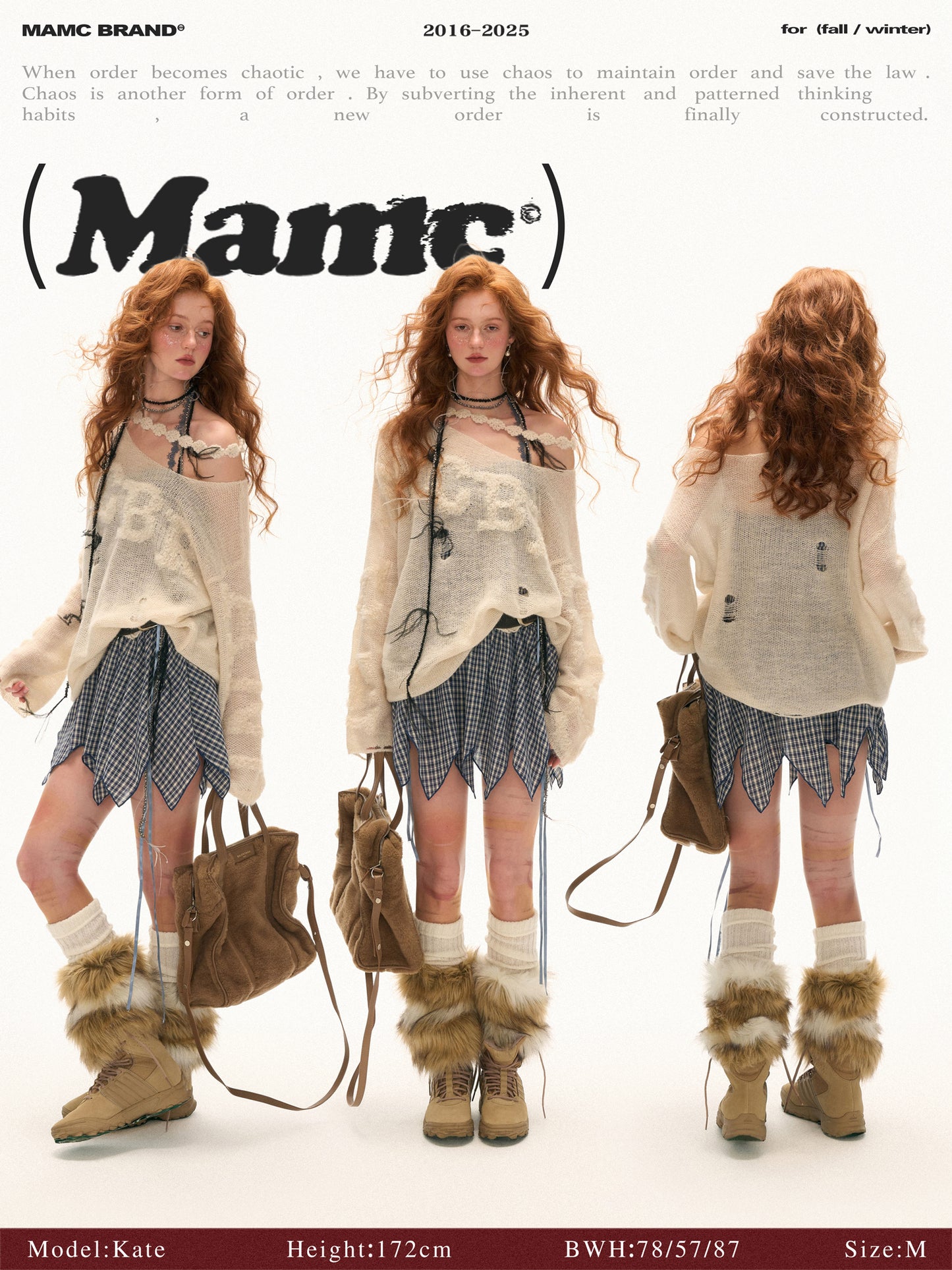 MAMC - Cloudcode Off-Shoulder Knit Pullover