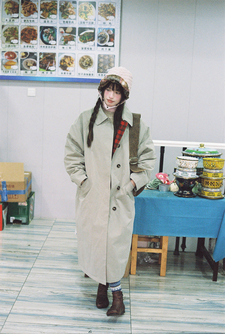Zzouu - Green Gray Windbreaker Jacket
