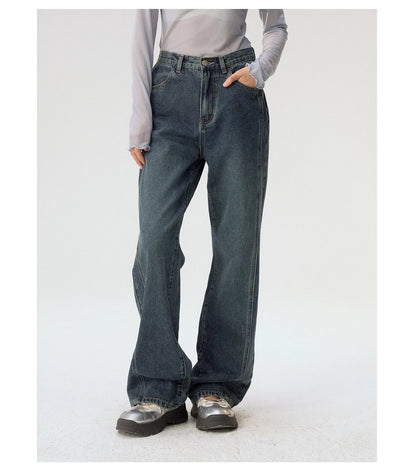 [CAN] "Wildflower Echoes" Vintage Indigo Denim Set (Jacket / Flared Pants / Midi Skirt)