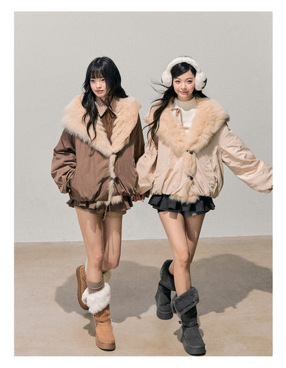 少也眼 “Call of the Distant Mountains” Down Jacket 946541