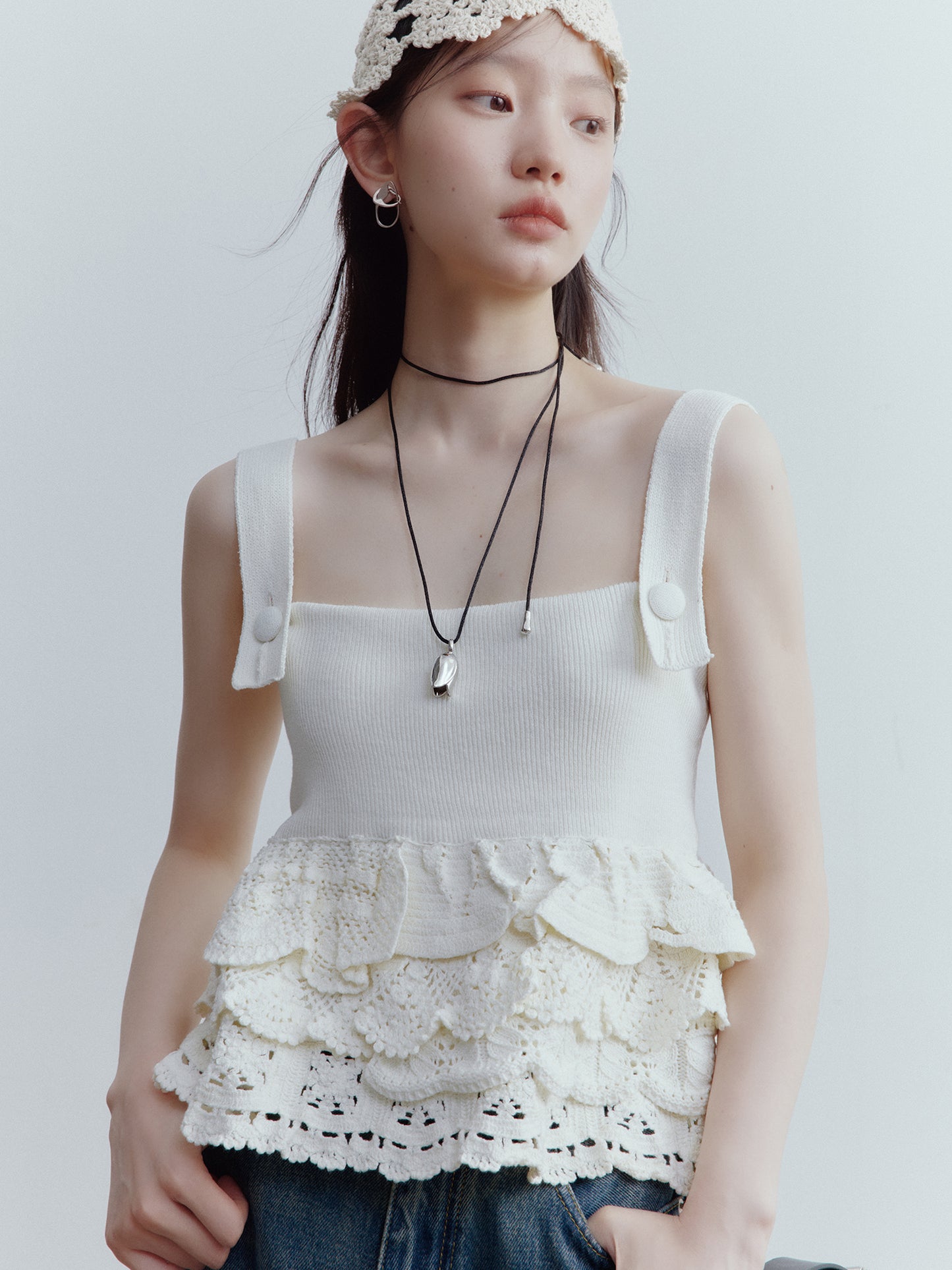 FUSSED Dream Fragments Asymmetric Geometric Earrings FOFAC-25AW014