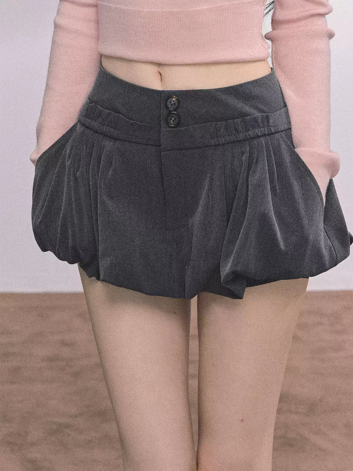少也眼 Miu-Style American High-Waisted Tulip Skirt