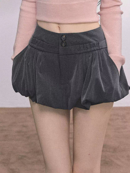 少也眼 Miu-Style American High-Waisted Tulip Skirt