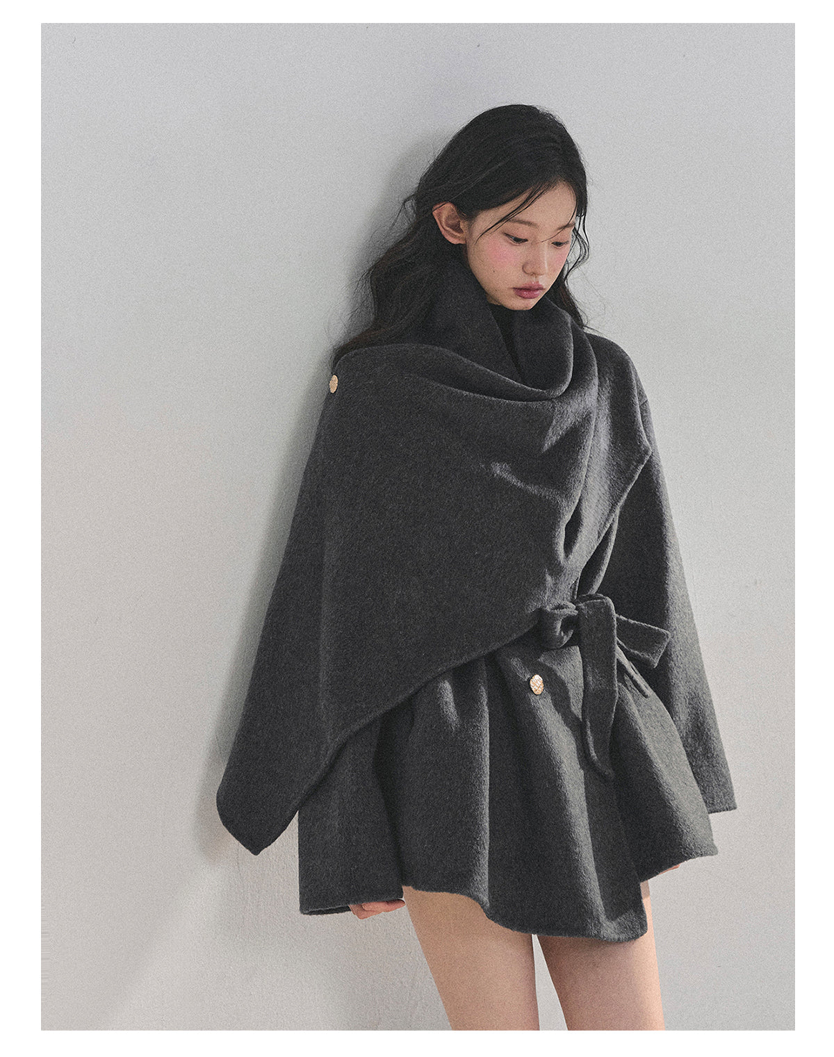 少也眼 “Winter Balcé Whisper” Wool Blend Overcoat - Gray (2nd Lookbook) 7886436