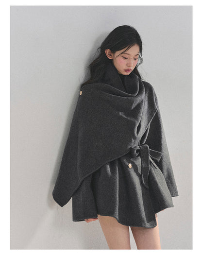 少也眼 “Winter Balcé Whisper” Wool Blend Overcoat - Gray (2nd Lookbook) 7886436