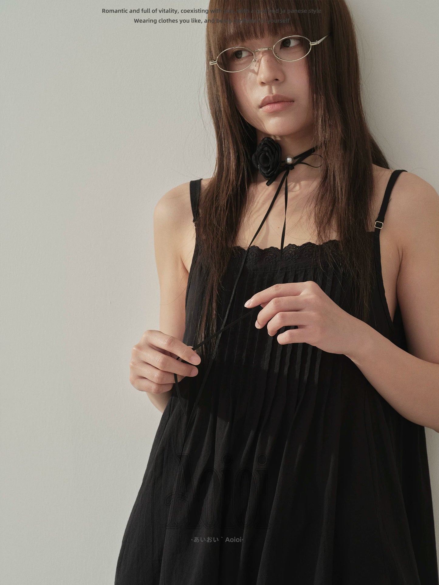 "Lace Whisper" Black Layering Lace Cami Top