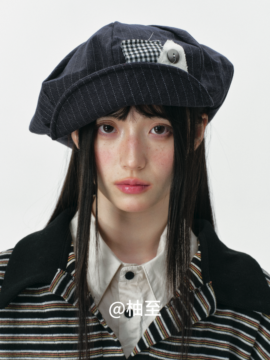 Cloud Baker Boy Cap – Vintage Artist Newsboy Hat