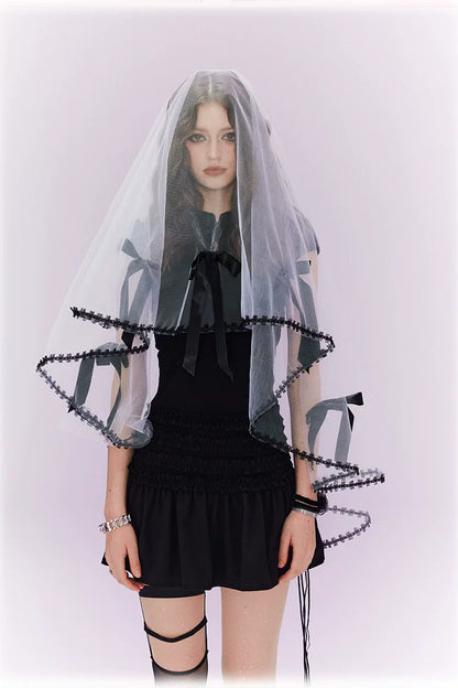 "Covenant × Cross" Slim-Fit Cheongsam-Inspired Dress