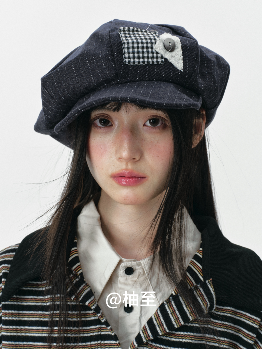 Cloud Baker Boy Cap – Vintage Artist Newsboy Hat