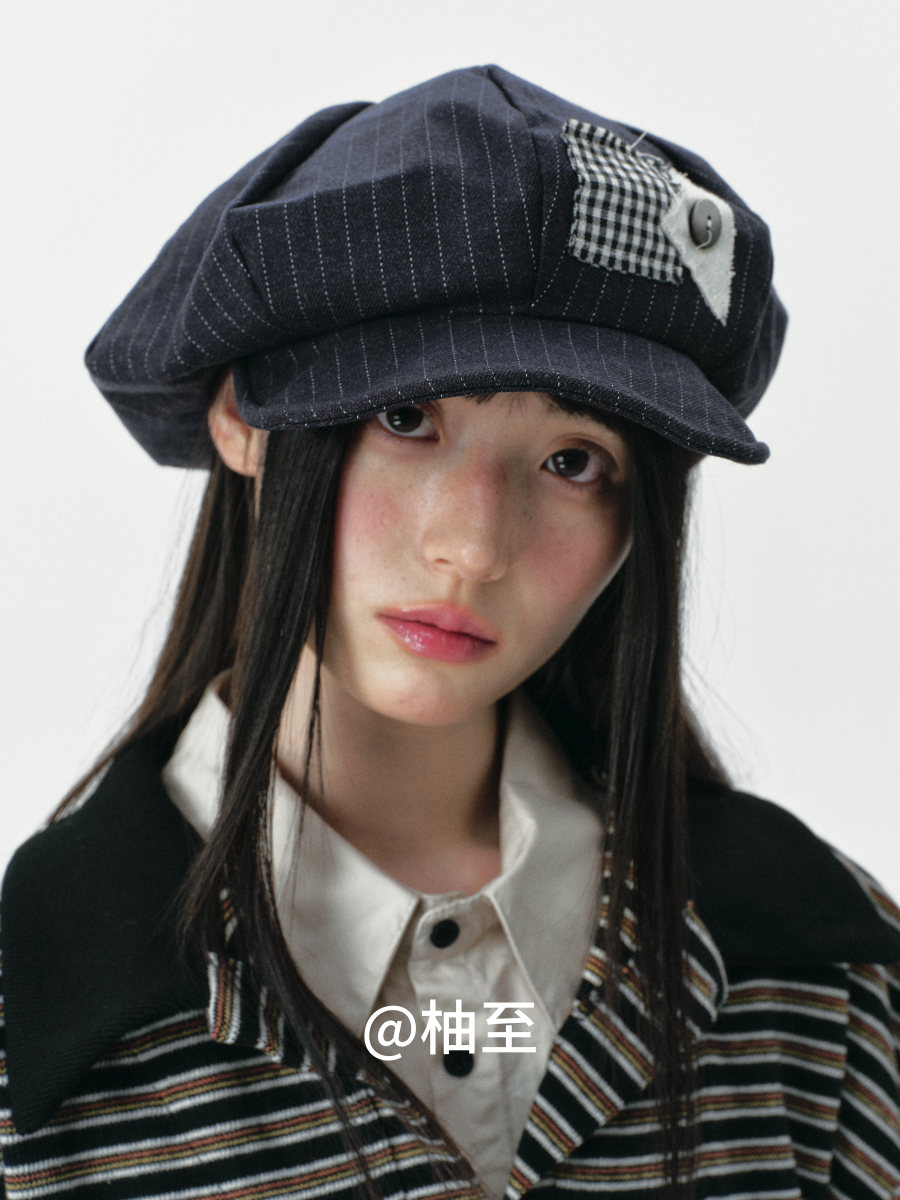 Cloud Baker Boy Cap – Vintage Artist Newsboy Hat