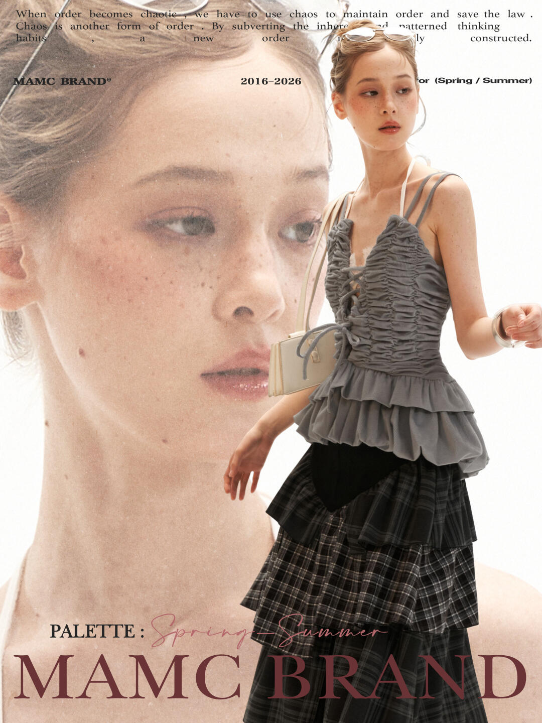 Ruched Ribbon Corset Cami Set WE995