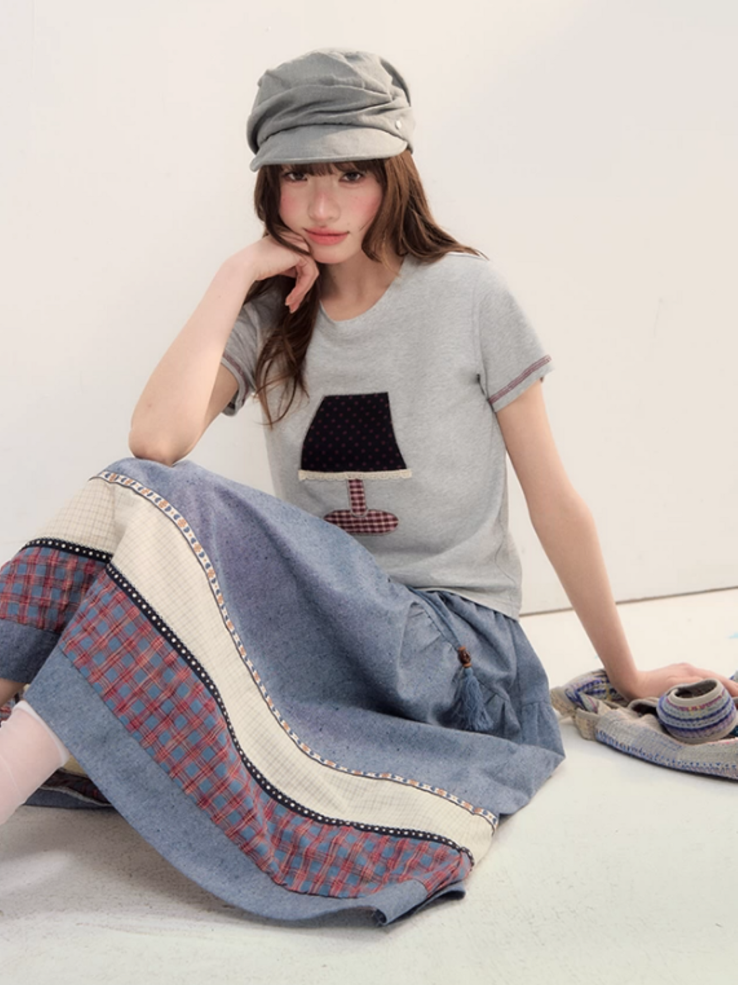 Lamp Story Patchwork Tee WW2026109