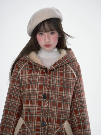 韓曉熙 - Lambswool Reversible Hooded Jacket