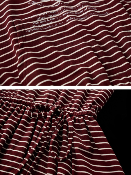 MAMC - Varsity Stripes Hoodie Dress
